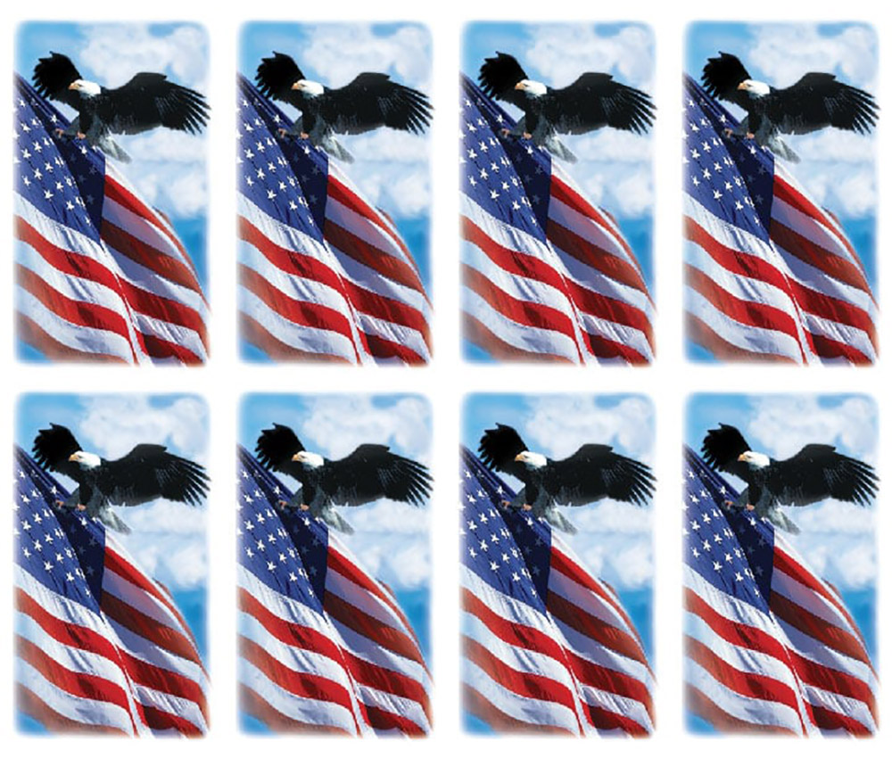 Patriotic 8UP Prayer Card