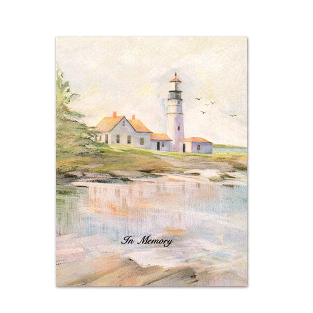 Lighthouse Mid-Size Memorial Folders