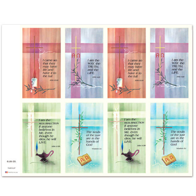 Assorted Verses 8-up Prayer Cards