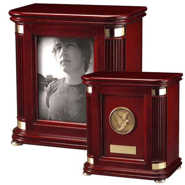 Howard Miller Honor II - High Gloss Rosewood Photo Urn Howard Miller Honor II - High Gloss Rosewood Photo Urn