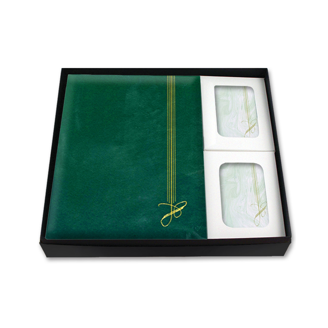 New Traditions (Green) Register Book Box Set