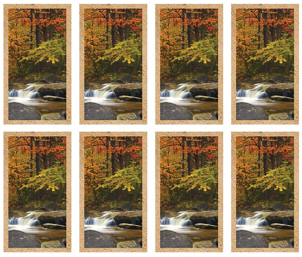 Autumn Stream 8UP Prayer Card Autumn Stream 8UP Prayer Card