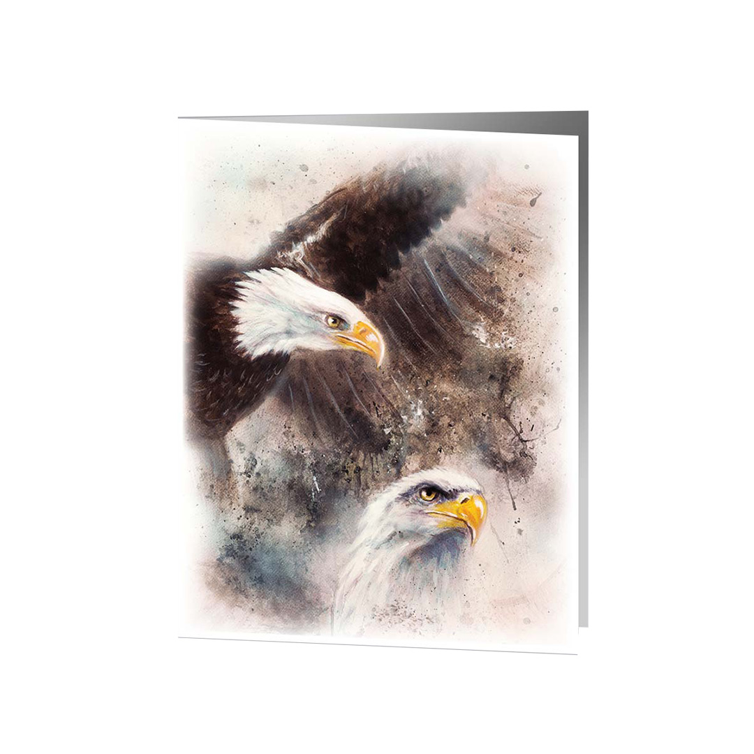 Dual Eagle Service Record / Memorial Folder