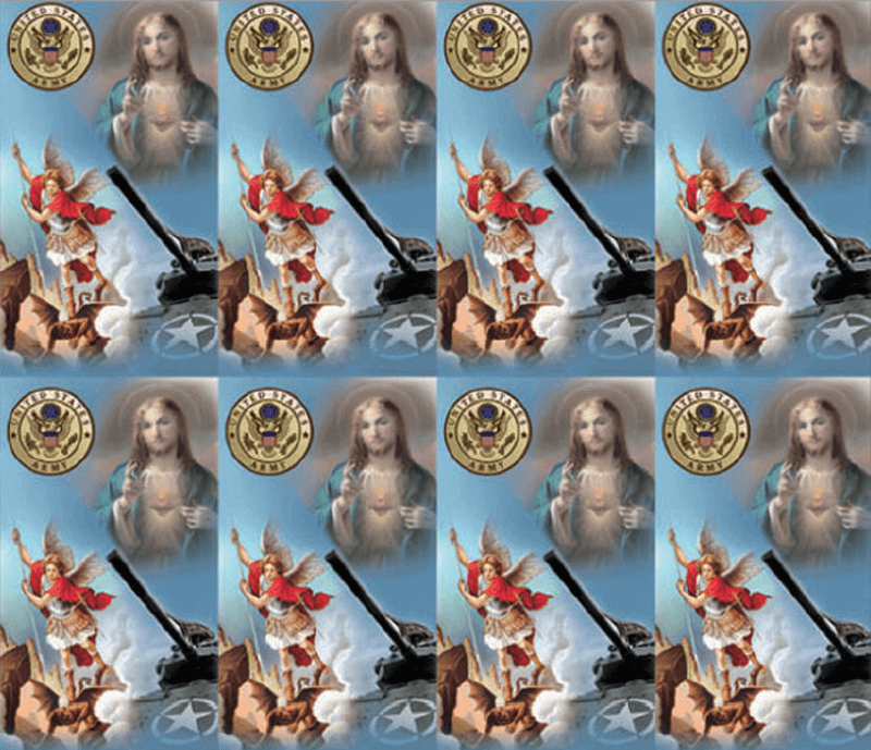 Army Emblem Series 8-up Prayer Cards