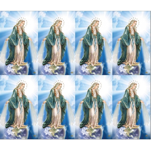 Miraculous Grace Caldo Gold Foil Series 8-up Prayer Cards