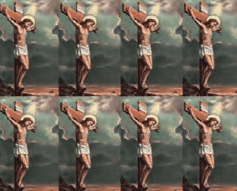 Crucifixion 8-up Prayer Cards