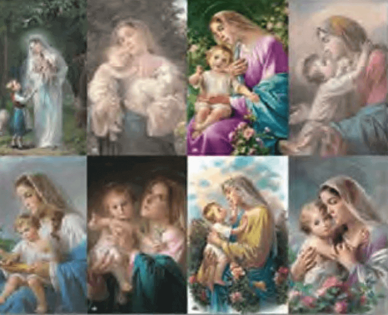 Dolce Madonna 8-up Prayer Cards Dolce Madonna 8-up Prayer Cards