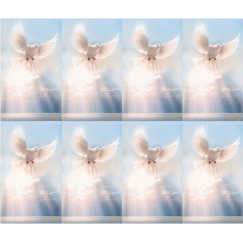 White Dove Series 8-up Prayer Cards