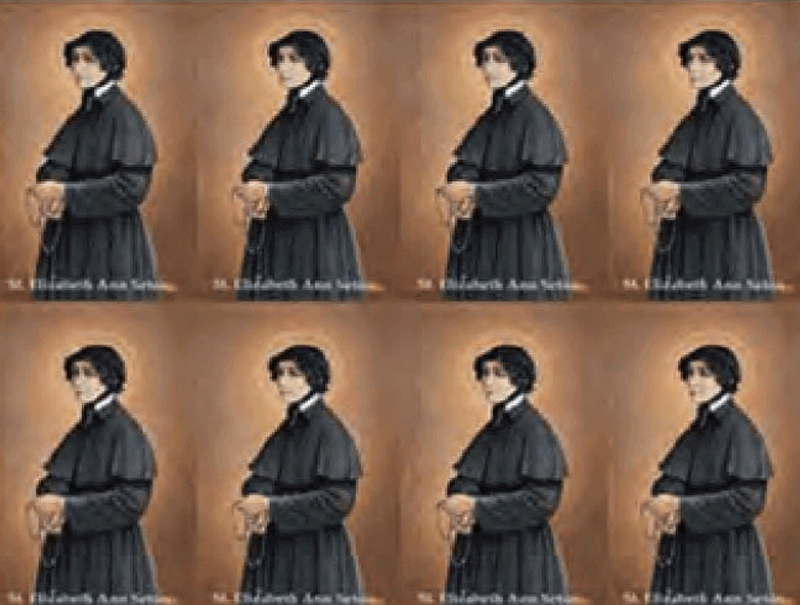 St. Elizabeth Ann Seton 8-up Prayer Cards