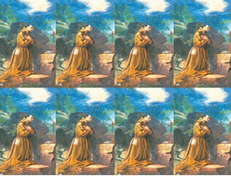 Saint Francis of Assisi Series 2 8-up Prayer Cards