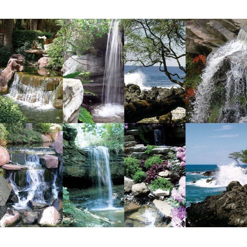 Falling Waters Series 8-up Prayer Cards Falling Waters Series 8-up Prayer Cards