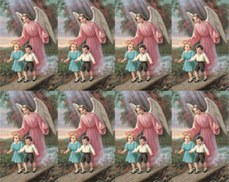 Guardian Angel Series 2 8-up Prayer Cards Guardian Angel Series 2 8-up Prayer Cards