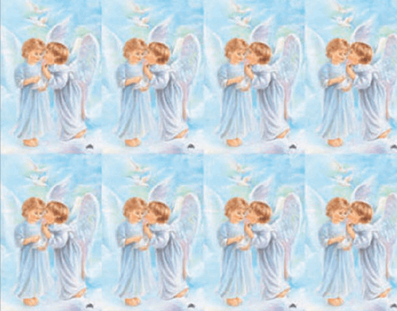 Heavenly Angel with Boy 8-up Prayer Cards Heavenly Angel with Boy 8-up Prayer Cards