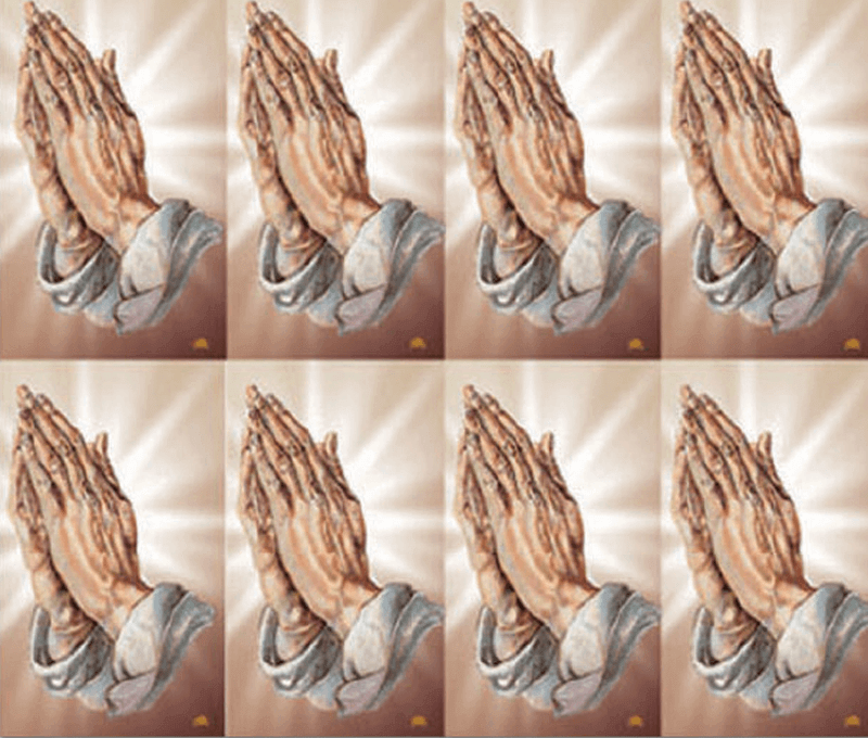 Praying Hands Series 2 8-up Prayer Cards Praying Hands Series 2 8-up Prayer Cards
