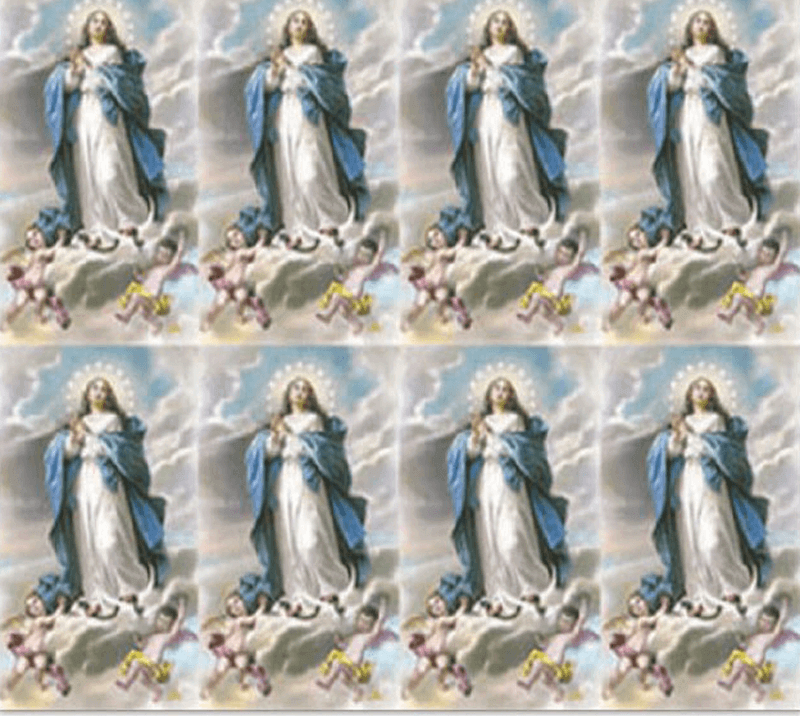 Immaculate Conception Series 1 8-up Prayer Cards