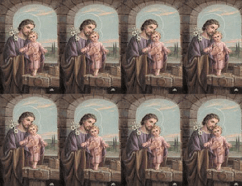 Saint Joseph 8up Prayer Card - Series 1 Saint Joseph 8up Prayer Card - Series 1