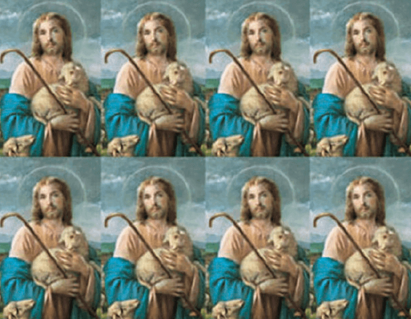 The Lost Lamb 8-up Prayer Cards