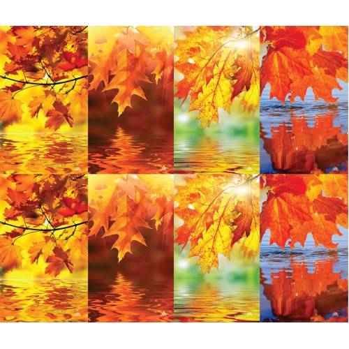 Autumn Leaves Series 8-up Prayer Cards