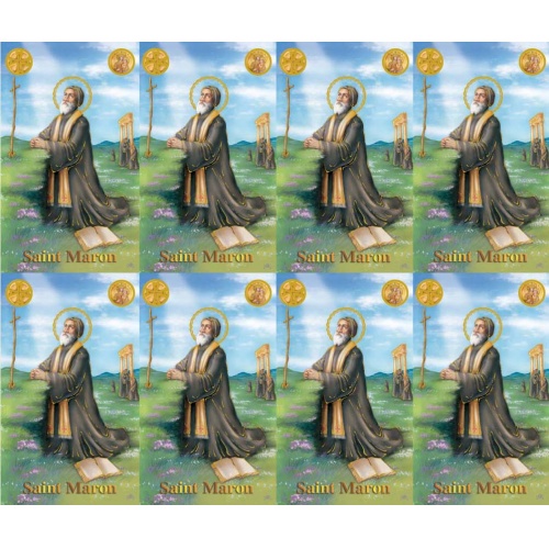 Saint Maron 8-up Prayer Cards Saint Maron 8-up Prayer Cards