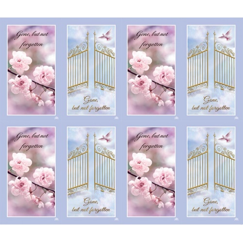 Gone But Not Forgotten 8-up Prayer Cards