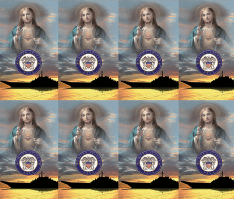 Navy Series Emblem 8-up Prayer Cards Navy Series Emblem 8-up Prayer Cards