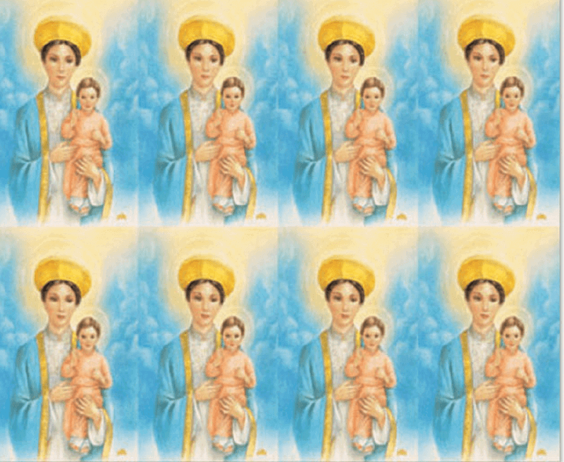 Our Lady of La Vang 8-up Prayer Cards Our Lady of La Vang 8-up Prayer Cards