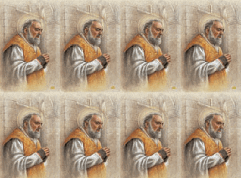 St. Pio of Pietreclina 1 - 8-up Prayer Cards