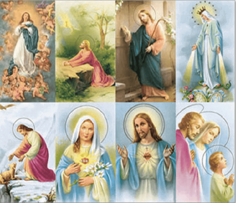 Raffaello 8-up Prayer Cards Raffaello 8-up Prayer Cards
