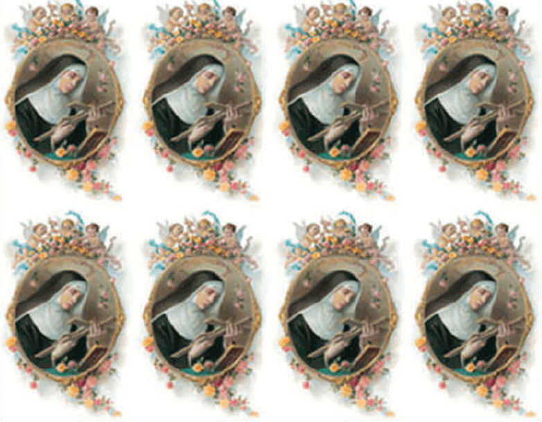 Saint Rita 8-up Prayer Cards Saint Rita 8-up Prayer Cards