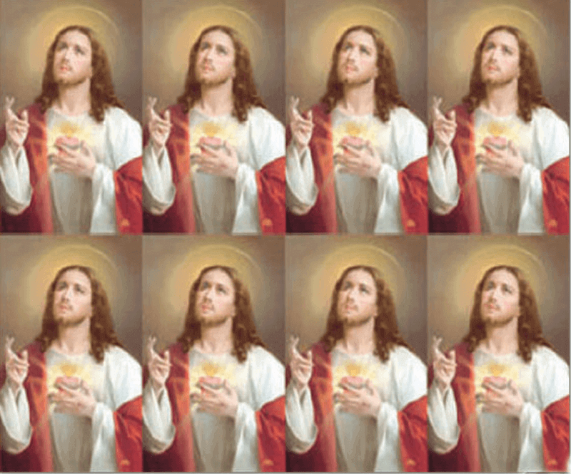 Sacred Heart of Jesus 3 - 8-up Prayer Cards Sacred Heart of Jesus 3 - 8-up Prayer Cards