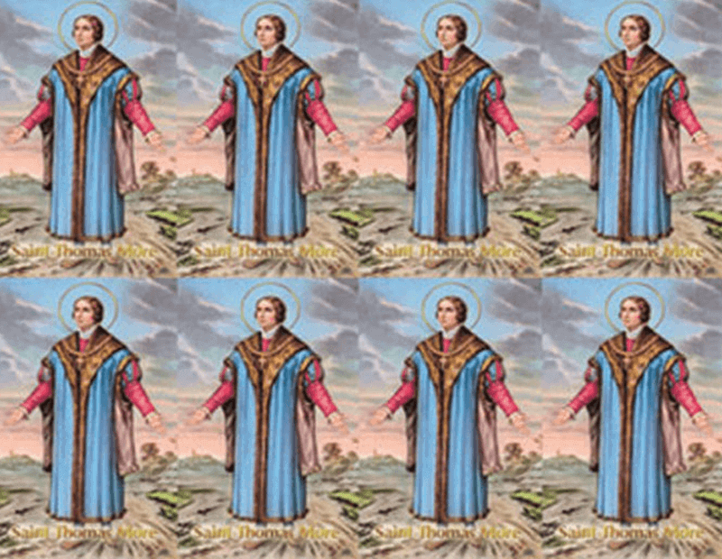 Saint Thomas More 8-up Prayer Cards Saint Thomas More 8-up Prayer Cards