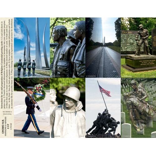 Warriors and Heroes Series 8-up Prayer Cards Warriors and Heroes Series 8-up Prayer Cards