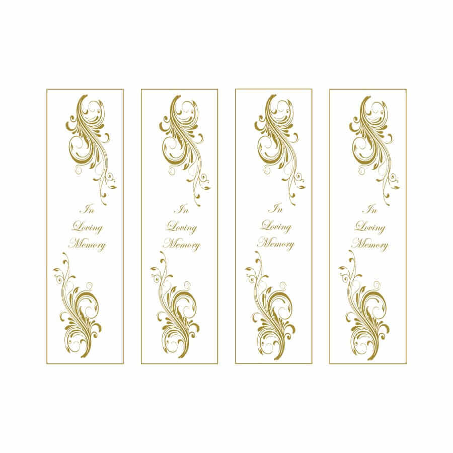 White Elegance Bookmark