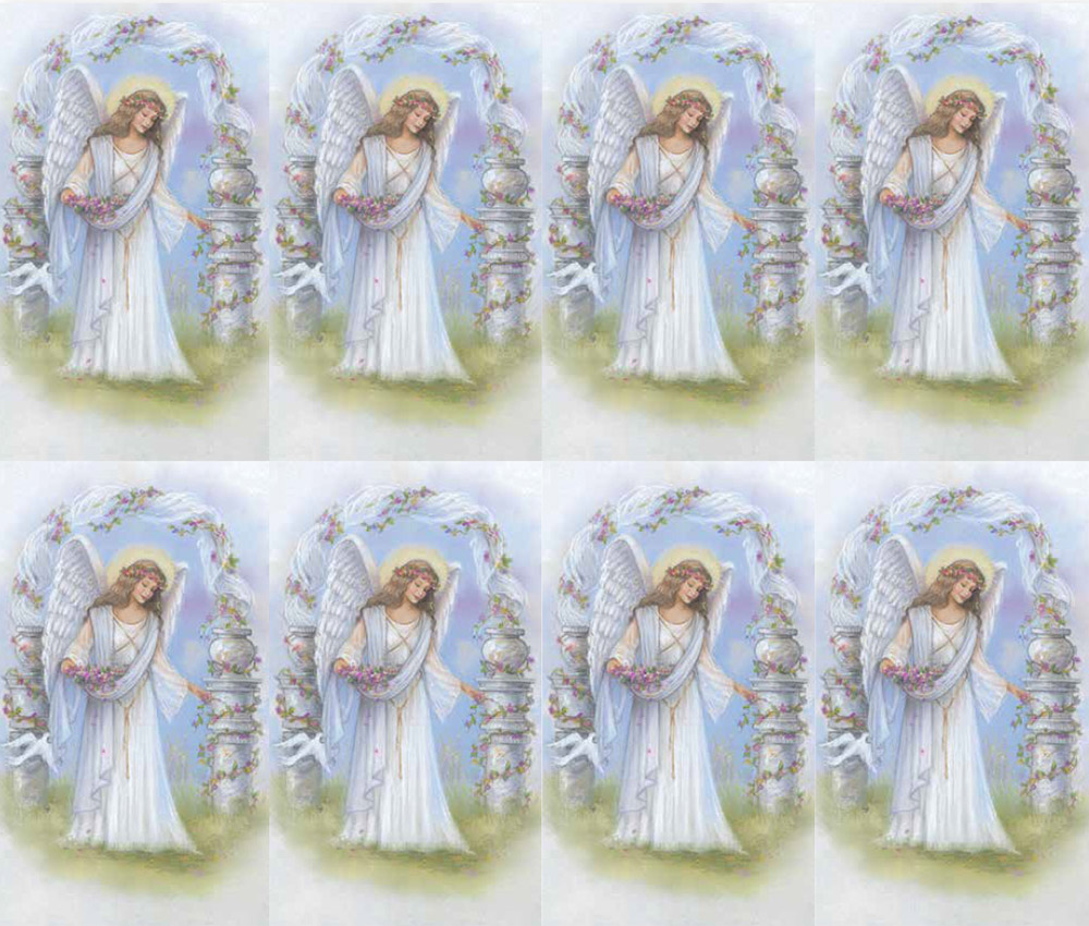 Angel 8-up Prayer Cards