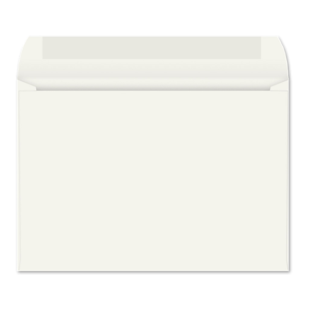 7.5 x 10.5 White Wove Booklet Envelopes