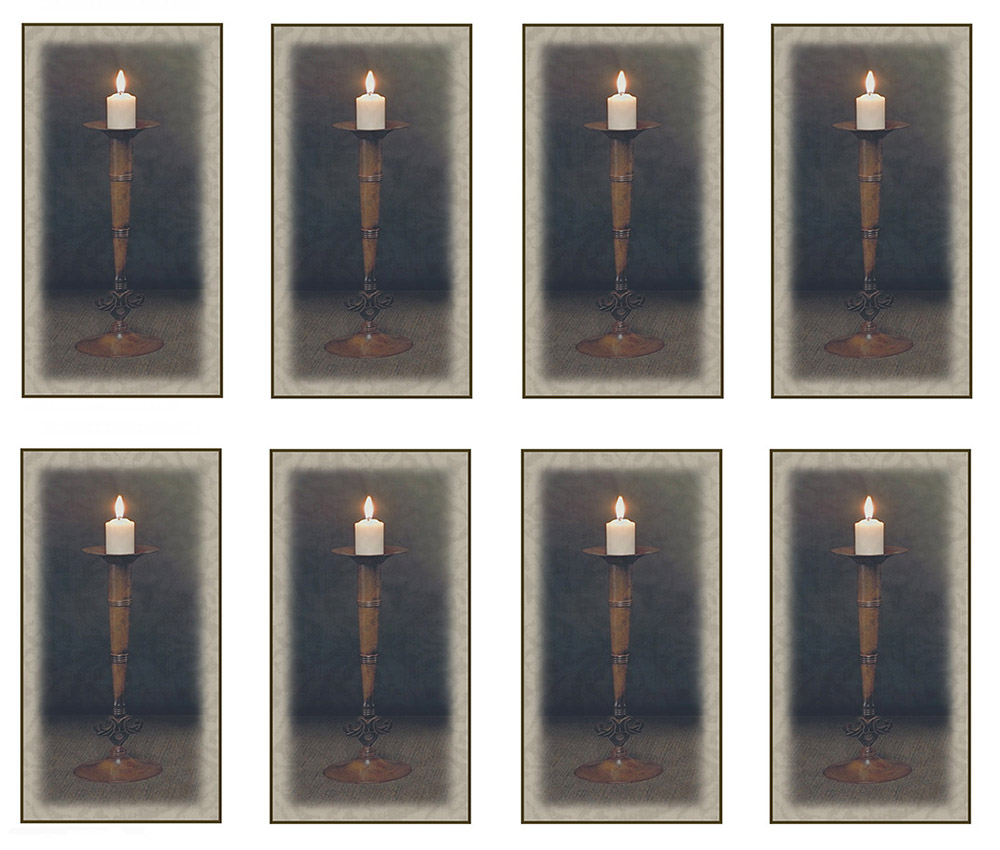 Candlelight 8-up Prayer Cards Candlelight 8-up Prayer Cards