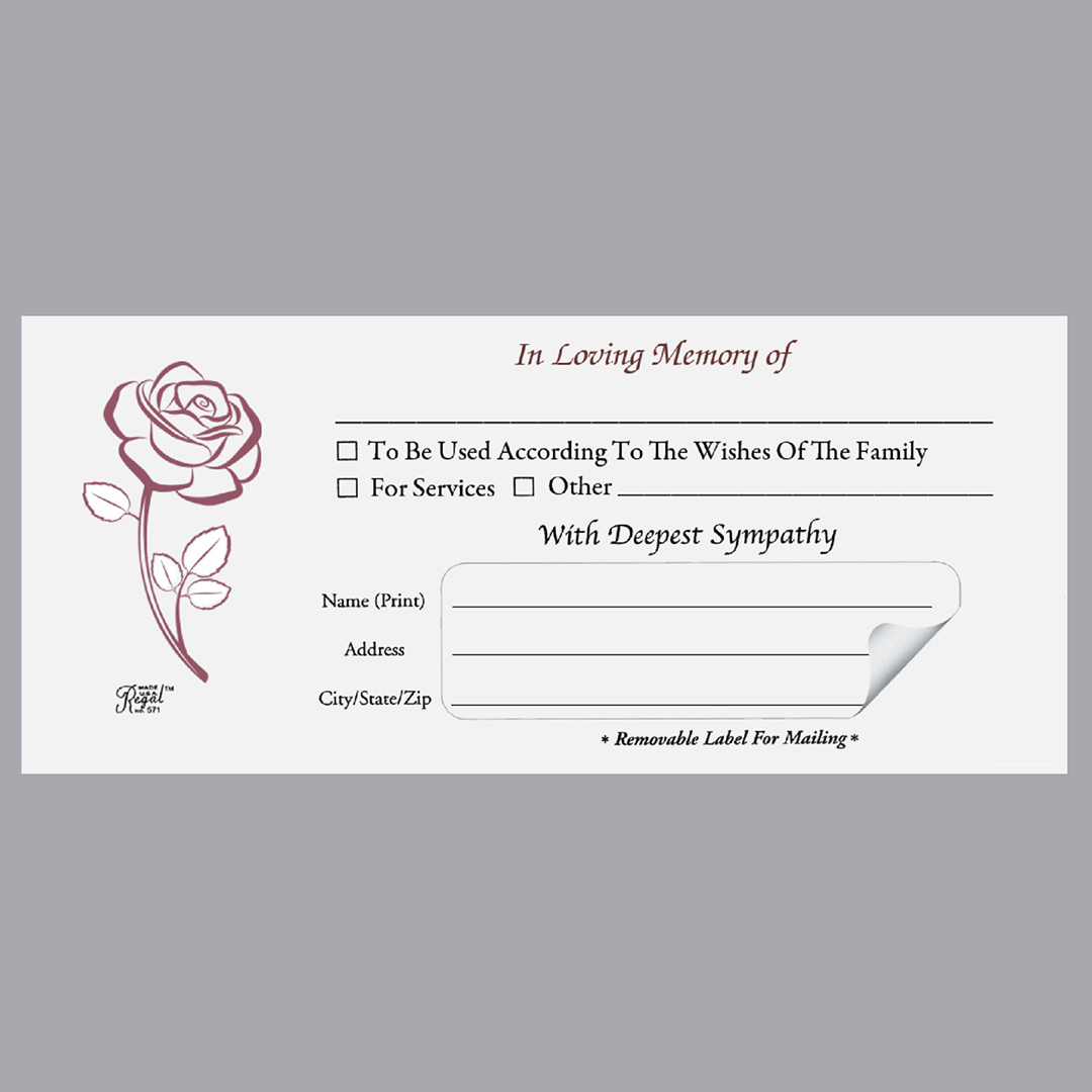 EZ Memorial Offering Envelope EZ Memorial Offering Envelope