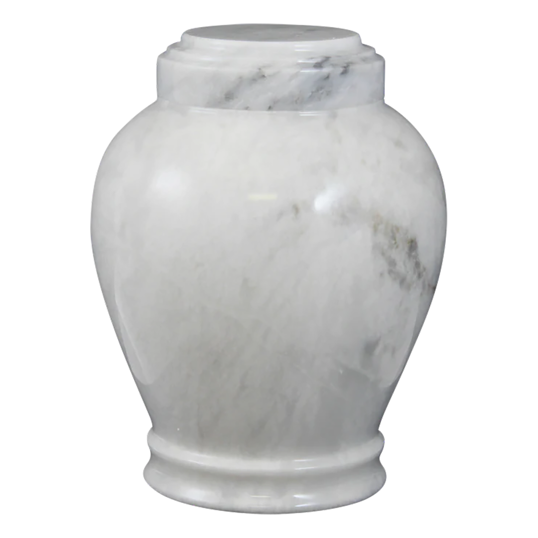 Embrace Antique White Urn