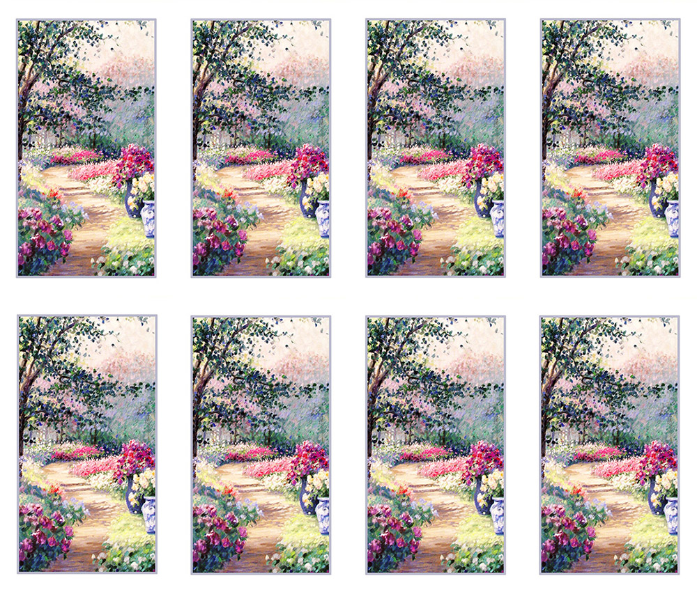 Garden Path 8-up Prayer Cards