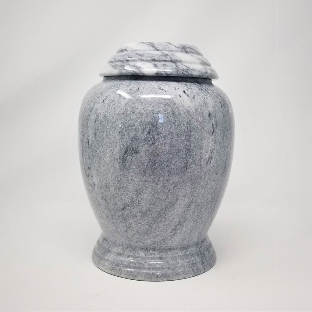 Greyed Kylix Natural Marble Urn Greyed Kylix Natural Marble Urn