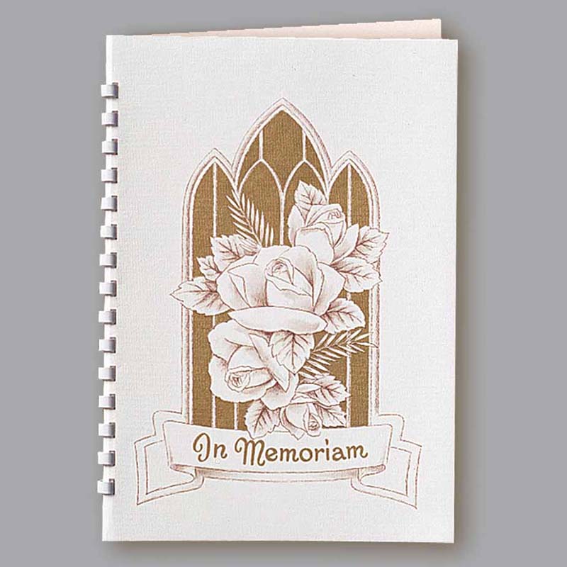 Rose Window "In Memoriam" Register Book