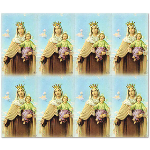 M-101-19 Madonna & Child 8-up Prayer Cards M-101-19 Madonna & Child 8-up Prayer Cards