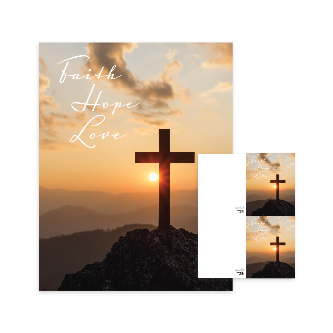 Memorial Folder - Cross