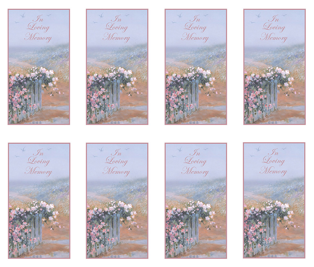 Morning Fog 8-Up Prayer Cards