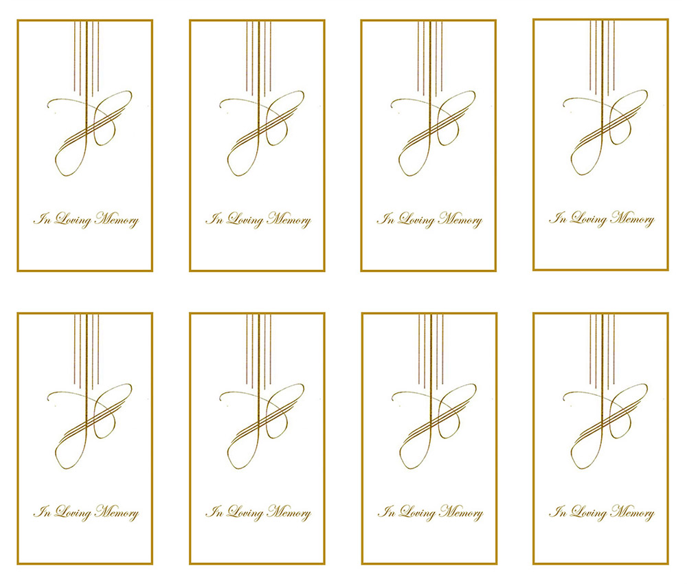 New Traditions (White) 8-up Prayer Cards