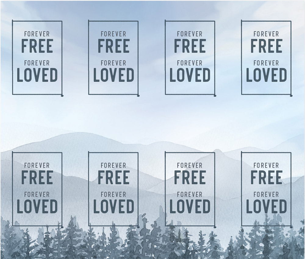 Outdoors 8-up Prayer Card