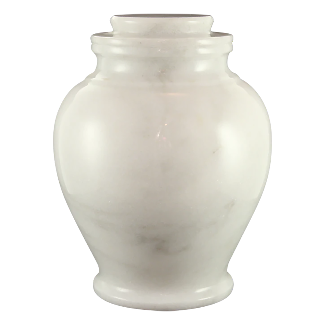 Serenity Antique White Urn