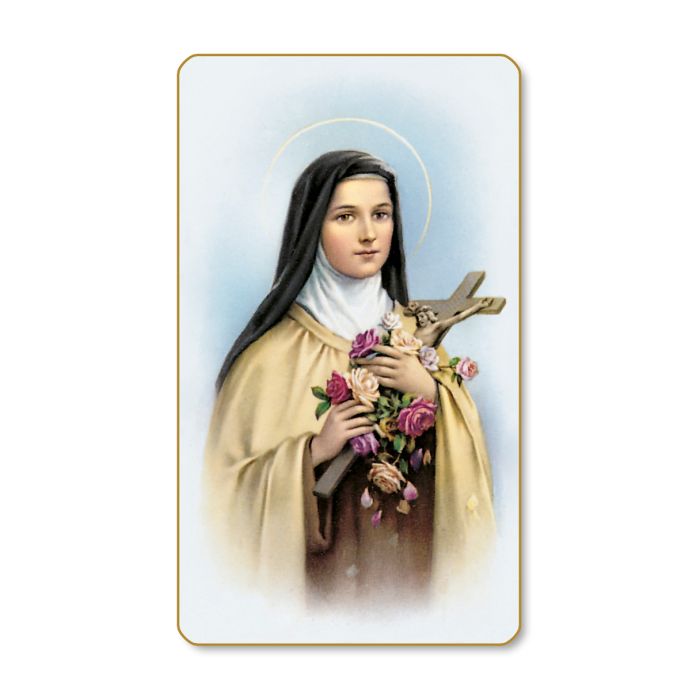 ALBA-34 - Saint Theresa Holy Card ALBA-34 - Saint Theresa Holy Card