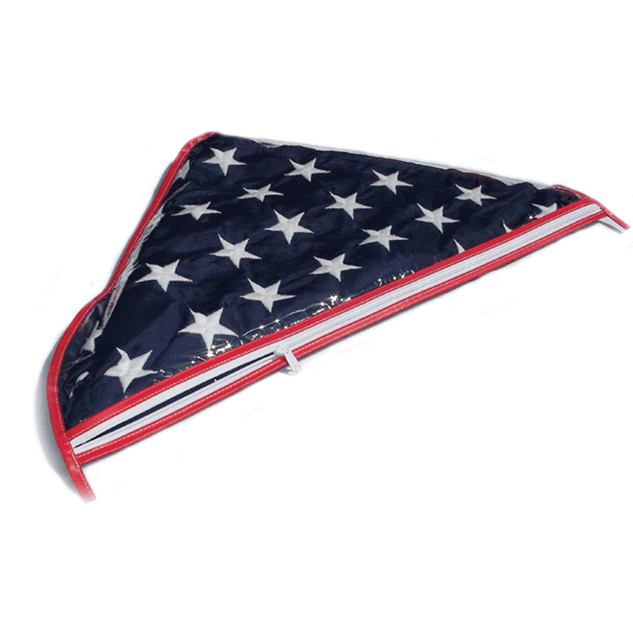 Durable Plastic Veteran Flag Covers