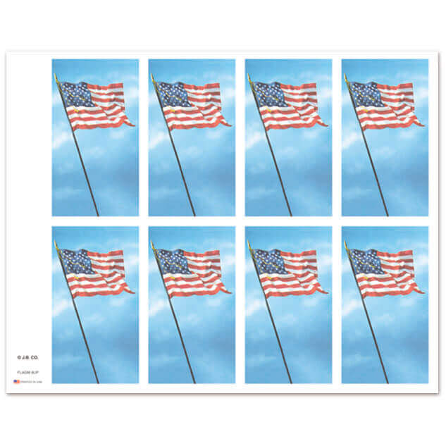 Flag 8-up Prayer Cards Flag 8-up Prayer Cards